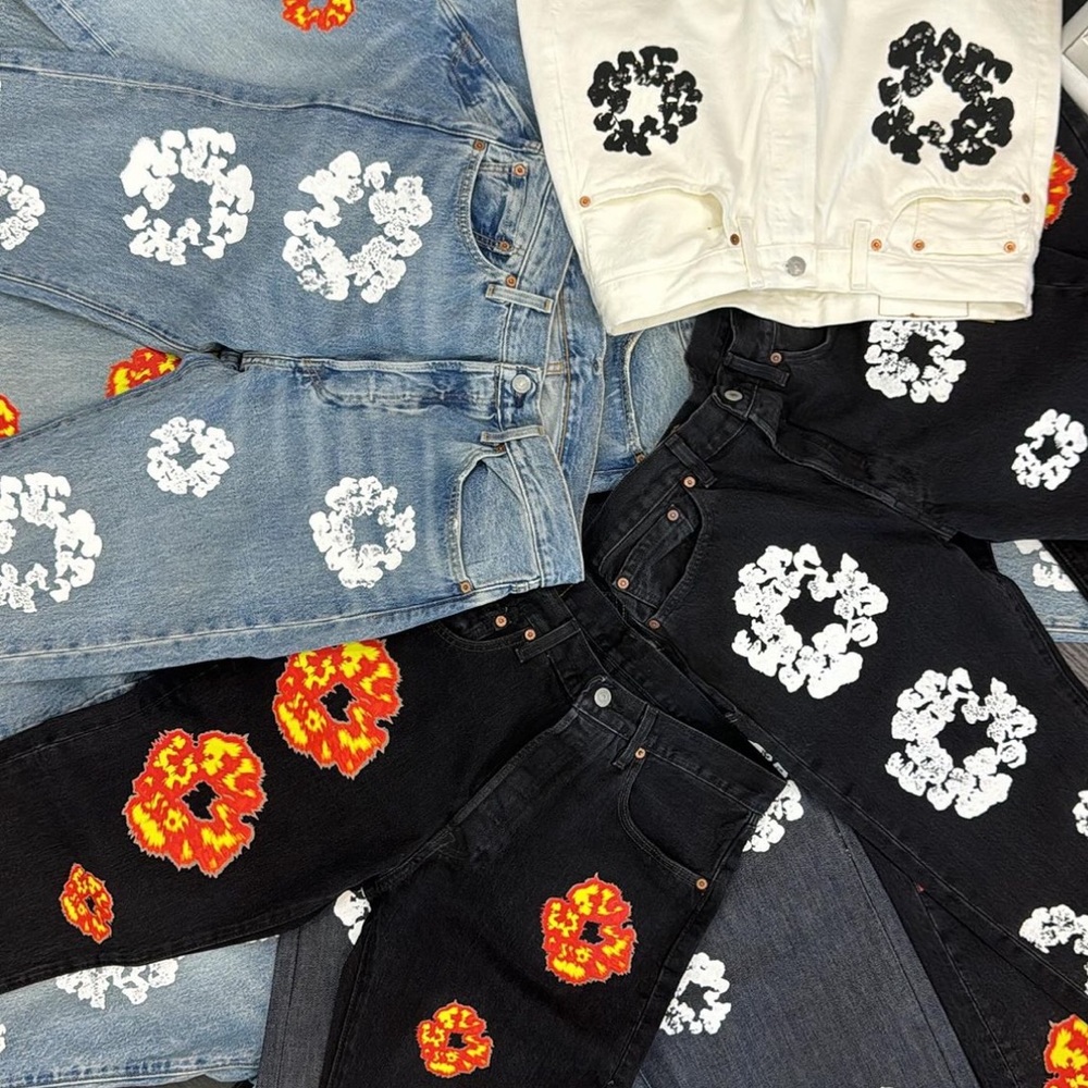 Denim tear jeans available ‼️